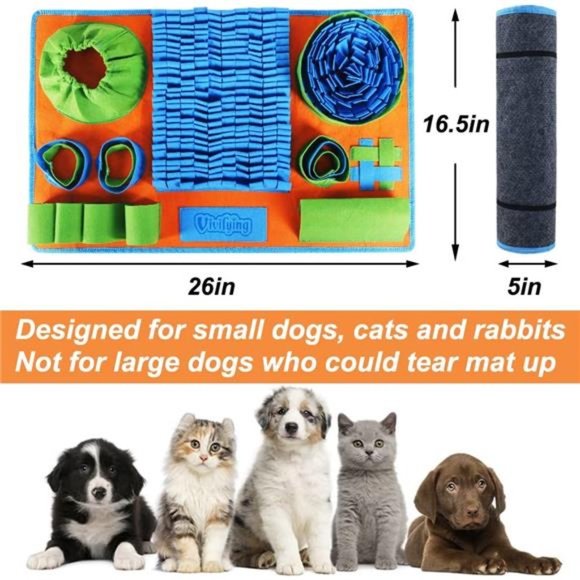 Snuffle Mat for Dogs, Interactive Feeding Game Sniff Mat - Picture 2 of 6